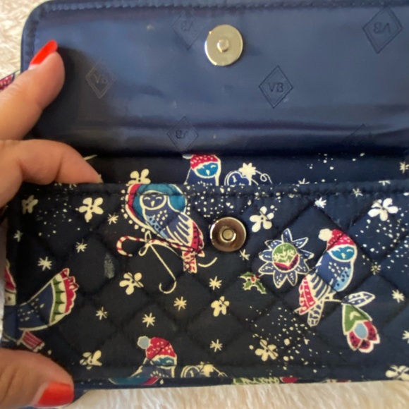 Vera Bradley Georgia Holiday Owls Wallet - Picture 9 of 9